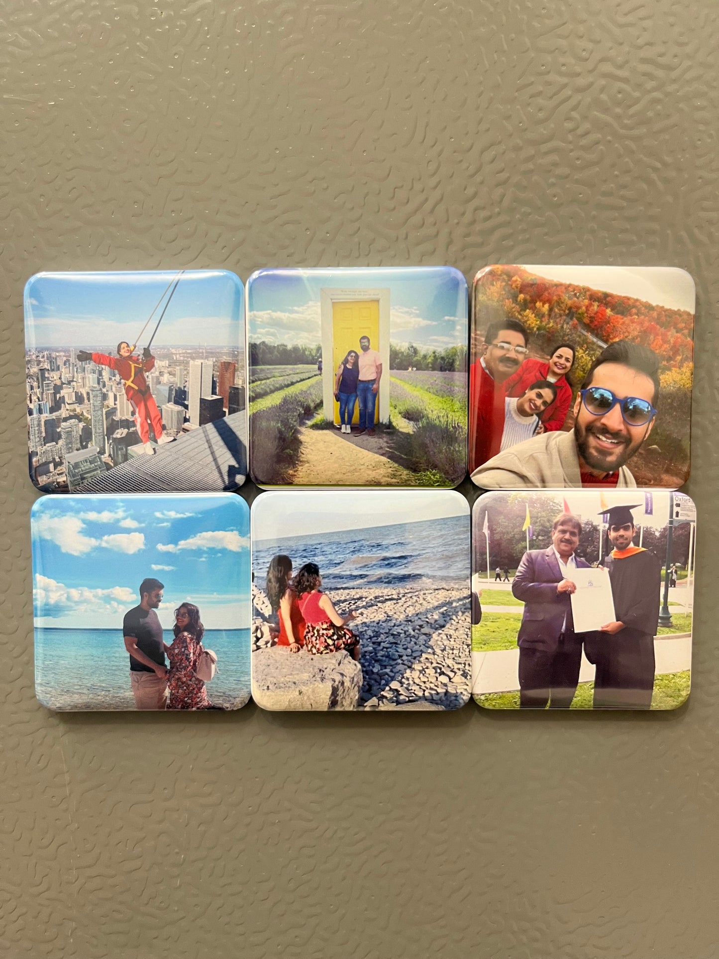 Custom Square Photo Fridge Magnets